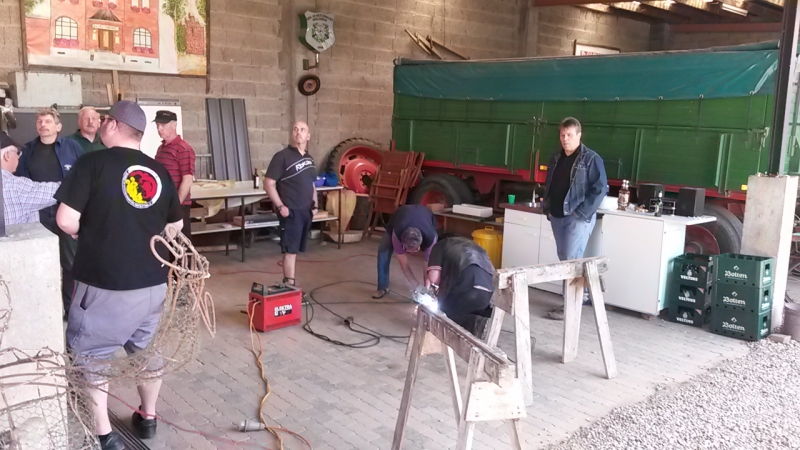 Vatertag 2015 - Fackelbaubeginn