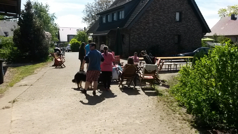 Vatertag 2015 - Fackelbaubeginn