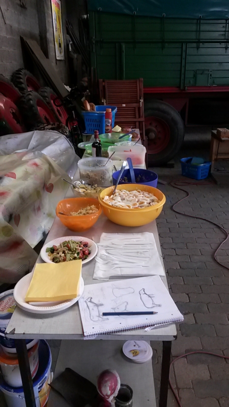 Vatertag 2015 - Fackelbaubeginn