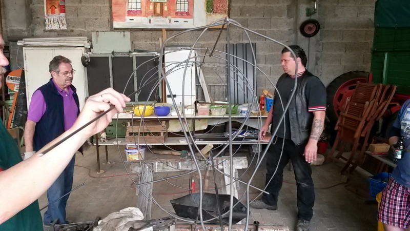 Vatertag 2015 - Fackelbaubeginn