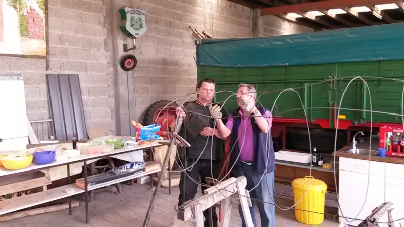 Vatertag 2015 - Fackelbaubeginn