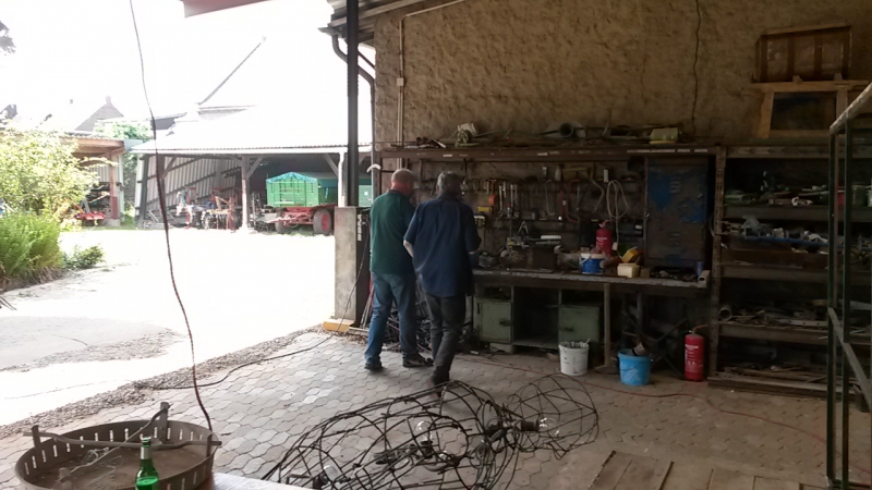 Vatertag 2015 - Fackelbaubeginn