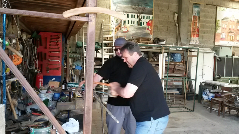 Vatertag 2015 - Fackelbaubeginn