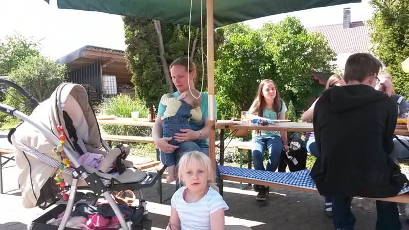 Vatertag 2015 - Fackelbaubeginn