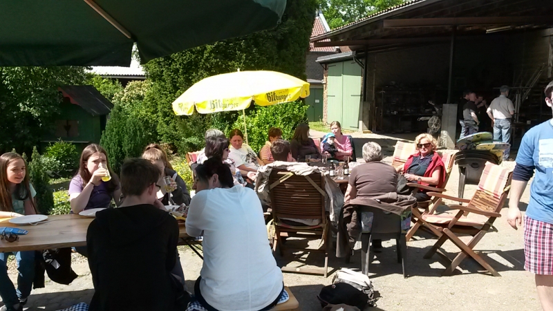 Vatertag 2015 - Fackelbaubeginn