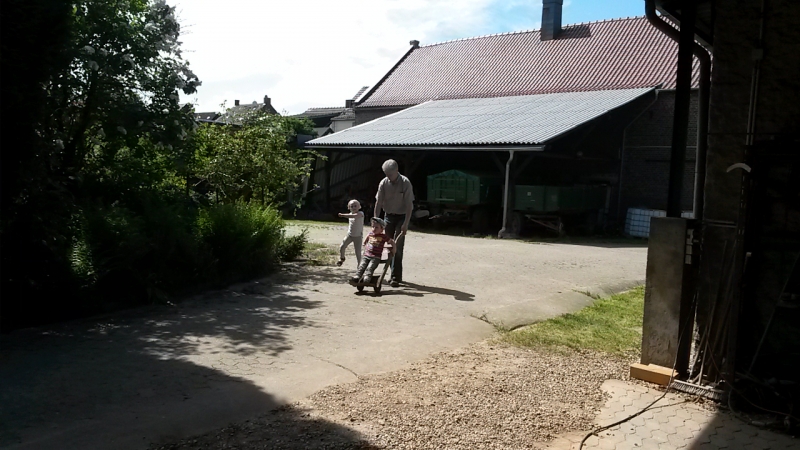 Vatertag 2015 - Fackelbaubeginn